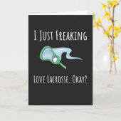 面白いラクロスカード ボール スティック スポーツ ラックスプレーヤー カード (黄色い花)