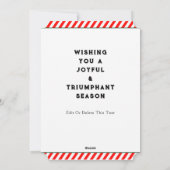 面白いラクロス クリスマス (裏面)