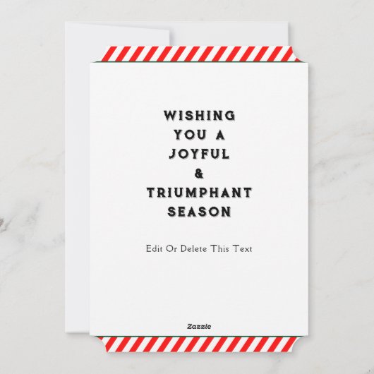 面白いラクロス クリスマス (裏面)