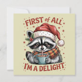 面白いラッコとりあえず私はクリスマスの喜びだ シーズンカード (正面)