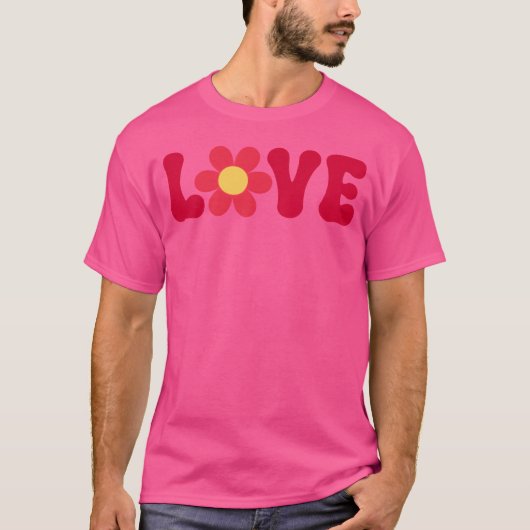 面白いラブギフト Tシャツ (正面)
