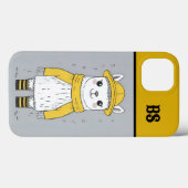 面白いラマのビーチ・ユーモア レインブーツ姿 – iPhoneケース Case-Mate iPhoneケース (裏面 (横))