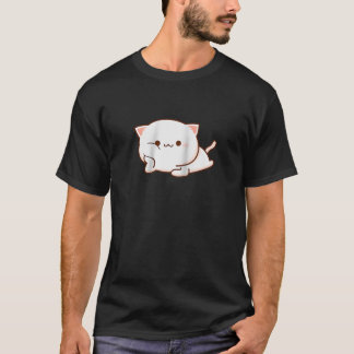 面白いラーメン猫かわいいアニメ日本のギフト男女兼用 Tシャツ
