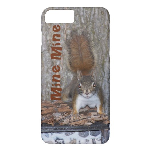 面白いリス iPhone カー Case-Mate iPhoneケース (裏面)