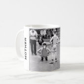 面白いレスリング コーヒーマグカップ (正面左)