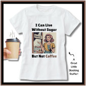 面白いレトロコーヒー好き低炭水化物ケトジェニックダイエット Tシャツ