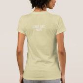 面白いレトロバナナパーティーの景品パロディ編集可能 Tシャツ (裏面)