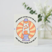 面白いレトロ70年代 ポストカード (スタンド正面)