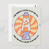 面白いレトロ70年代 ポストカード (正面/裏面)