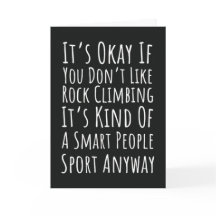 面白いロッククライミングカードスポーツクライマー