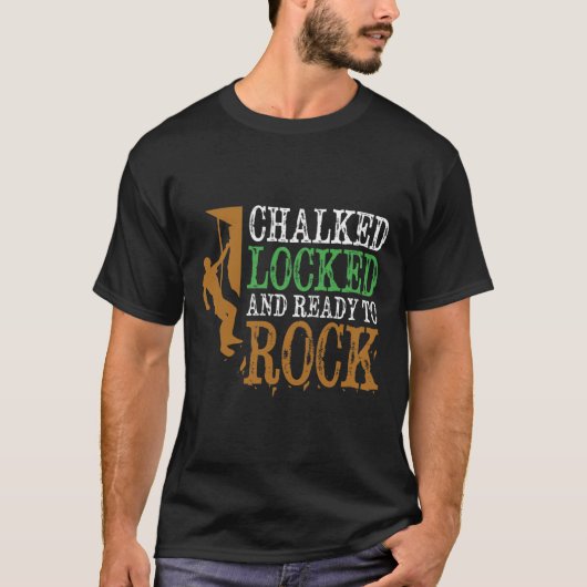 面白いロッククライミング ボルダリング 登山 G Tシャツ (正面)