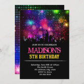 面白いロックスターの招待 招待状 (正面/裏面)