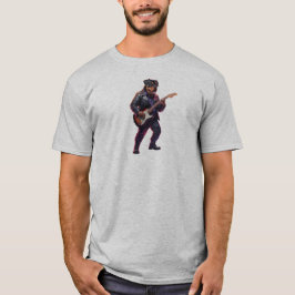 面白いロットワイラー・ロック・スターTシャツ Tシャツ