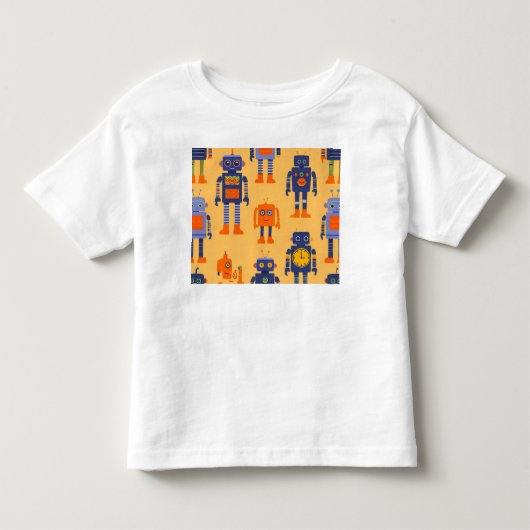 面白いロボット トドラーTシャツ (正面)