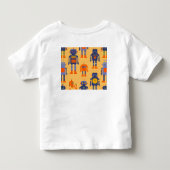 面白いロボット トドラーTシャツ (裏面)