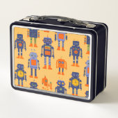 面白いロボット メタルランチボックス (裏面)