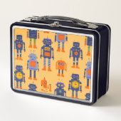 面白いロボット メタルランチボックス (正面)