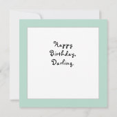 面白いロマンティックな誕生日カード (裏面)