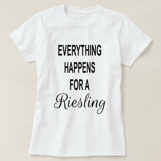 面白いワインの名言 Tシャツ (デザイン正面)
