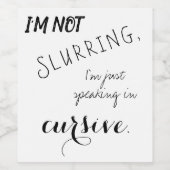 面白いワインボトルラベル ワインラベル (シングルラベル)