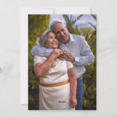 面白いワイン バレンタイン ロマンチック カップル 後ろ姿写真 シーズンカード (裏面)