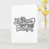 面白いワークアウト カード (黄色い花)