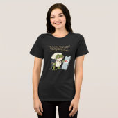 面白いヴィクトリア時代のかえるTシャツ トライブレンドＴシャツ (正面全面)