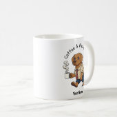 面白いヴィズラ犬のビジネススーツコーヒー コーヒーマグカップ (正面右)
