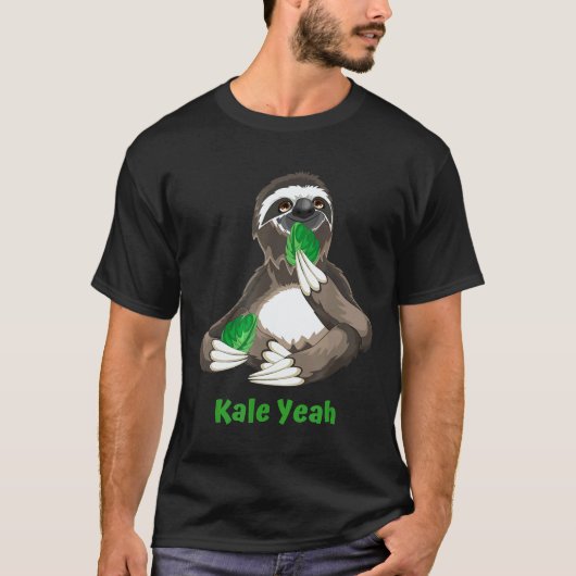 面白いヴィーガンスロースケールベジタリアンギフト Tシャツ (正面)