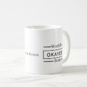 面白い上司のコーヒーマグ | 世界で一番まあまあな上司 コーヒーマグカップ (正面右)