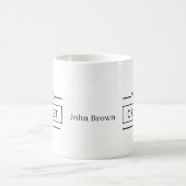面白い上司のコーヒーマグ | 世界で一番まあまあな上司 コーヒーマグカップ (中央)