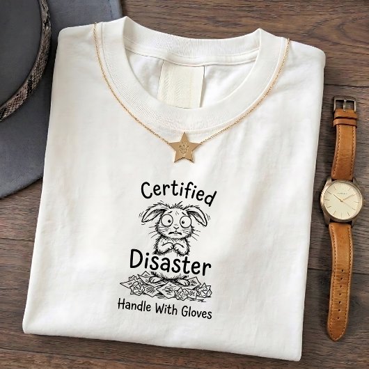 面白い不安ユーモアTシャツ Tシャツ
