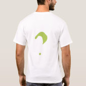面白い主張Tシャツ – 大胆なアティテュードデザイン Tシャツ (裏面)
