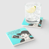 面白い人生の見積もり友人ゲームのナイトギフト ストーンコースター (横)