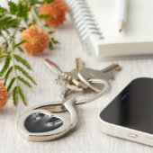 面白い人 キーホルダー (側面)