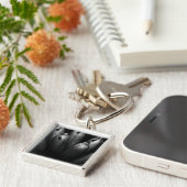 面白い人 キーホルダー (側面)