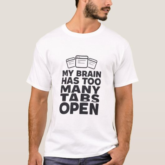 面白い仕事のギフトフルタブオープンクォートデザイン Tシャツ (正面)