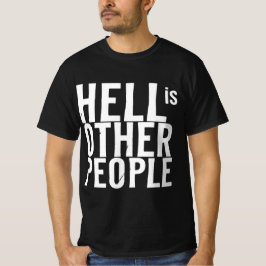 面白い他人は地獄だ 個人のクリエイティブアート Tシャツ