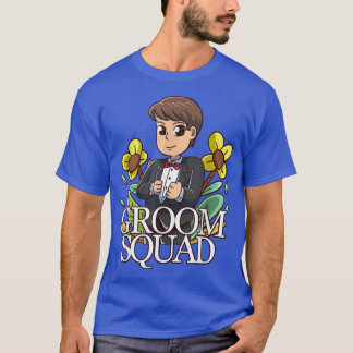 面白い仲間のための新郎の前夜祭の服 Tシャツ