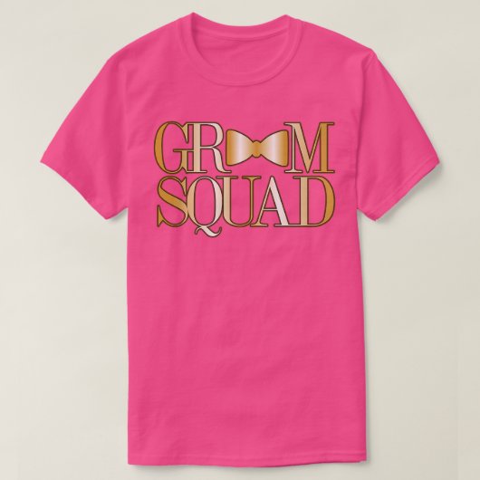 面白い仲間のための結婚式前パーティー服 メンズ向け Tシャツ (デザイン正面)