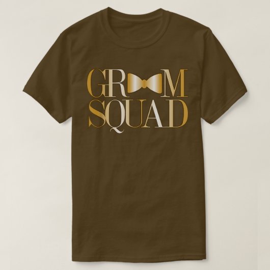 面白い仲間のための結婚式前パーティー服 Tシャツ (デザイン正面)