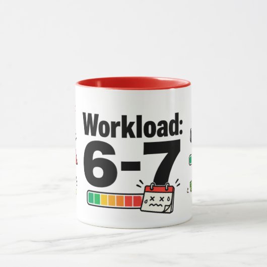 面白い企業ミーム | WorkTok同僚オフィス マグカップ (中央)