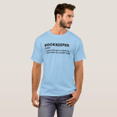 面白い会計オタクの定義Tシャツ Tシャツ (正面フル)