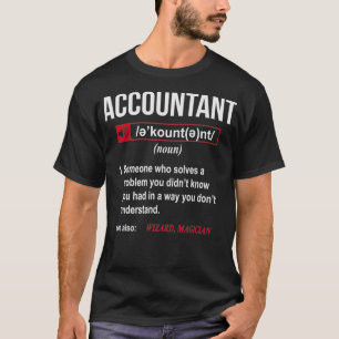 面白い会計士の定義　 ウィザードも参照 Tシャツ