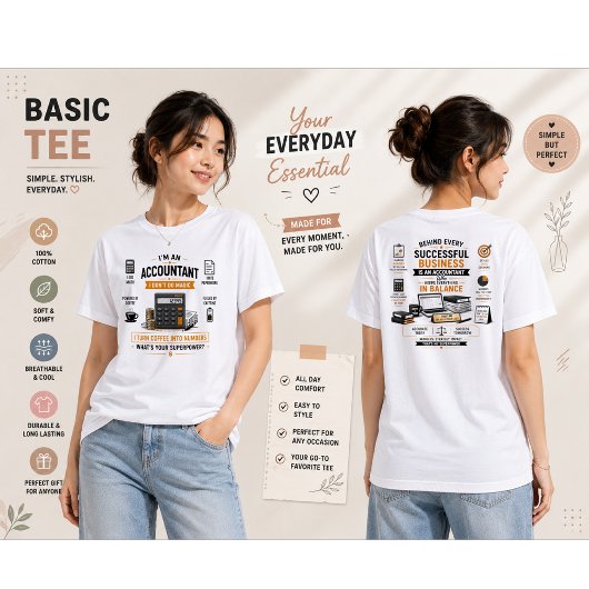 面白い会計士コレクション | 会計士 トライブレンドTシャツ