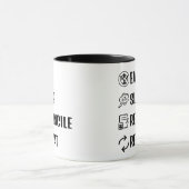 面白い会計士コーヒーマグ マグカップ (中央)