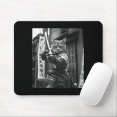 面白い侍猫ミーム武道パパG マウスパッド (マウス)
