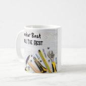 面白い便利屋建設作業員男性用コーヒーマグ コーヒーマグカップ (正面左)