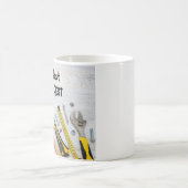 面白い便利屋建設作業員男性用コーヒーマグ コーヒーマグカップ (中央)