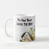 面白い便利屋建設作業員男性用コーヒーマグ コーヒーマグカップ (左)